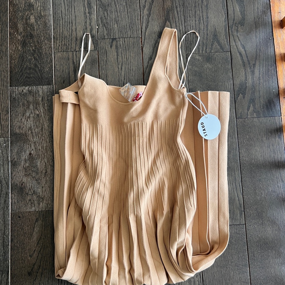 STAUD Camel Knit Maxi Dress - Picture 5 of 5